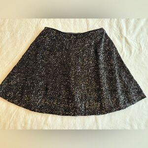 NWT SHE + SKY Black Sequin Skirt
